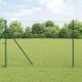 Tvora su stulpais Žalia 1,6 x 10 m Plienas ir PVC