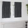 Užtemdymo užuolaidos 2 pcs Šviesiai pilka 140 x 140 cm Aksomas