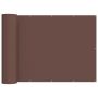 Balkono privatumo ekranas 180 x 500 cm Audinys su PU danga Ruda