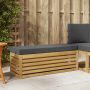 Lauko sofos komplektas Balta ir antracito 115 x 43 x 45 cm