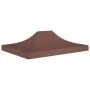 Proginės palapinės stogas, rudos spalvos, 4,5x3m, 270 g/m²