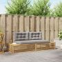 Lauko sofos komplektas Balta 230,5 x 83 x 73 cm Poliesteris