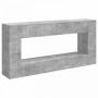 Konsolinis stalas Dryžuotas Betono Pilka 155 x 29 x 74 cm