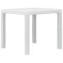 Sodo stalas, baltos sp., 79x79x72 cm, plastikas, rat. imit.