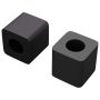 Stalčiaus laikiklis 2 pcs Juoda 15 x 15 x 15mm PP kopolimeras
