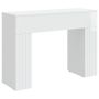 Kavos staliukas Itin blizgi balta 102 x 35 x 75 cm