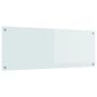 Virtuvės užpakalinė plokštė Balta 110 x 40 cm grūdintas stiklas