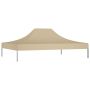 Proginės palapinės stogas, smėlio spalvos, 4x3m, 270 g/m²