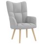 Atpalaiduojanti kėdė Cloud Grey Fabric