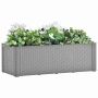 Lovelis su savaiminio laistymo sistema, pilkas, 100x43x33cm