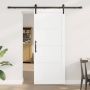 Slankios durys Balta ir juoda 83 x 202 cm