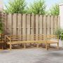 Lauko sofos komplektas 4 pcs Balta 245,5 x 166,5 x 73 cm