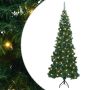 Kampinis dirbtinis Kalėdų medis Žalia 180 cm PVC ir metalas