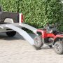 Motociklo rampos 680 kg 2 pcs Sidabro 205 x 28 x 5 cm Aliuminis