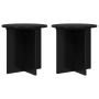 Augalų stovas 2 pcs Juoda 40 x 40 x 40 cm Apdirbta mediena