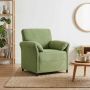1 vietos sofa Šviesiai žalia 88 x 83 x 95 cm Aksomas