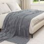 Mesti antklodės 6 pcs Tamsiai pilka 240 x 220 cm Flysas