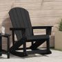 Adirondack supama kėdė Juoda 92 x 73,5 x 92 cm HDPE