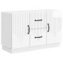 Kabalas Itin blizgi balta 89 x 34,5 x 57 cm Apdirbta mediena
