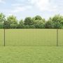 Tvora su stulpais Pilka 1,2 x 10 m Plienas ir PVC