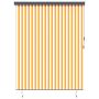 Roletas Balta ir oranžinė 200 x 250 cm Audinys ir aliuminis