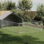 Lauko voljeras šunims su aptvaru, 7x3x1,9m, plienas