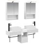 Vonios spintos komplektas 5 pcs Balta 50 x 14,5 x 70 cm