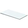 Lentynos plokštė, skaidrus stiklas, 40x15cm