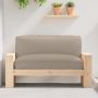 Pagalvėlė Taupe 120 x 80 x 12 cm Oksfordo audinys