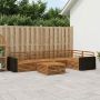 Lauko sofos komplektas 6 pcs Natūrali 79 x 79 x 37 cm