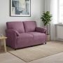 Dvitaškė sofa Violetinė 158 x 83 x 95 cm Aksomas