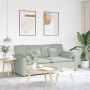 Modulinė sofa su pagalvėlėmis, šviesiai pilka