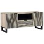 TV vienetai su stalčių Balta 105 x 33 x 46 cm Apdirbta mediena