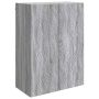 Prie sienos montuojama spinta Pilka Sonoma 66 x 34,5 x 90 cm