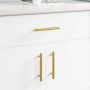 Spintelės rankena 2 pcs Auksinė 150 mm Nerūdijantis Plienas