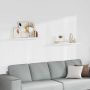 Pakabinamos lentynos, 2vnt., baltos, 90x23,5x3,8cm, MDF