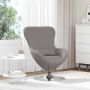 Kiaušinio formos krėslas Taupe 63 x 73 x 90 cm audinys
