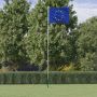 Europos Sąjungos vėliava su stiebu, aliuminis, 6,08m