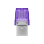 Kingston | DataTraveler | DT Micro Duo 3C | 256 GB | USB Type-C/Type-A | Purple