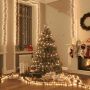 LED lempučių girlianda, 11m, PVC, 1000 šiltų baltų LED, tanki