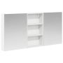 Vonios spintos komplektas su lentyna 3 pcs 140 x 14,5 x 70 cm