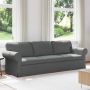 Sofa Tamsiai pilka 215 x 82 x 80 cm audinys