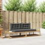 Lauko sofos komplektas Balta 230,5 x 83 x 73 cm Poliesteris