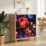 Kabalas KIEL Sonoma ąžuolo 69 x 33 x 75 cm Apdirbta mediena