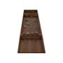 Stalo žaidimas Shuffleboard Engelhart, riešutmedis, 200 x 40.8 x 7.5 cm