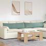 Sofa Pagalvės 2 pcs Jūrinė žalia 145 x 40 cm Kordūrinis audinys