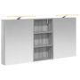 Vonios spintos komplektas su lentyna 3 pcs 140 x 14,5 x 70 cm