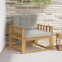 Lauko Vidurinis Sofa Poliesteris Balta