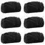 Mesti antklodės 6 pcs Juoda 240 x 220 cm Flysas