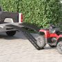 Motosiklo rampos 680 kg 2 pcs Juoda 222 x 28 x 5 cm Aliuminis
